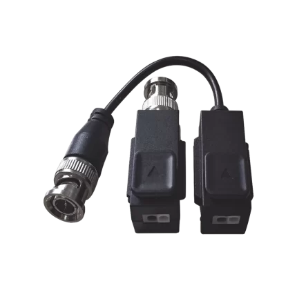 Kit de Transceptor (Balluns) TURBOHD con Boton Push, Hasta 8 MP (4K), 100% Cobre, Soporta HD-TVI AHD CVI, Audio por Coaxitron